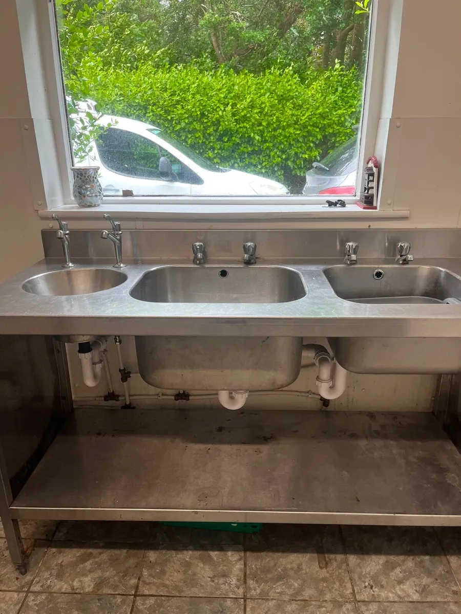 Triple Commercial Sinks - Image 2