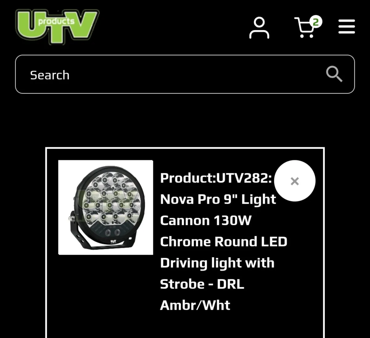 9" spot light / d40 parts - Image 2