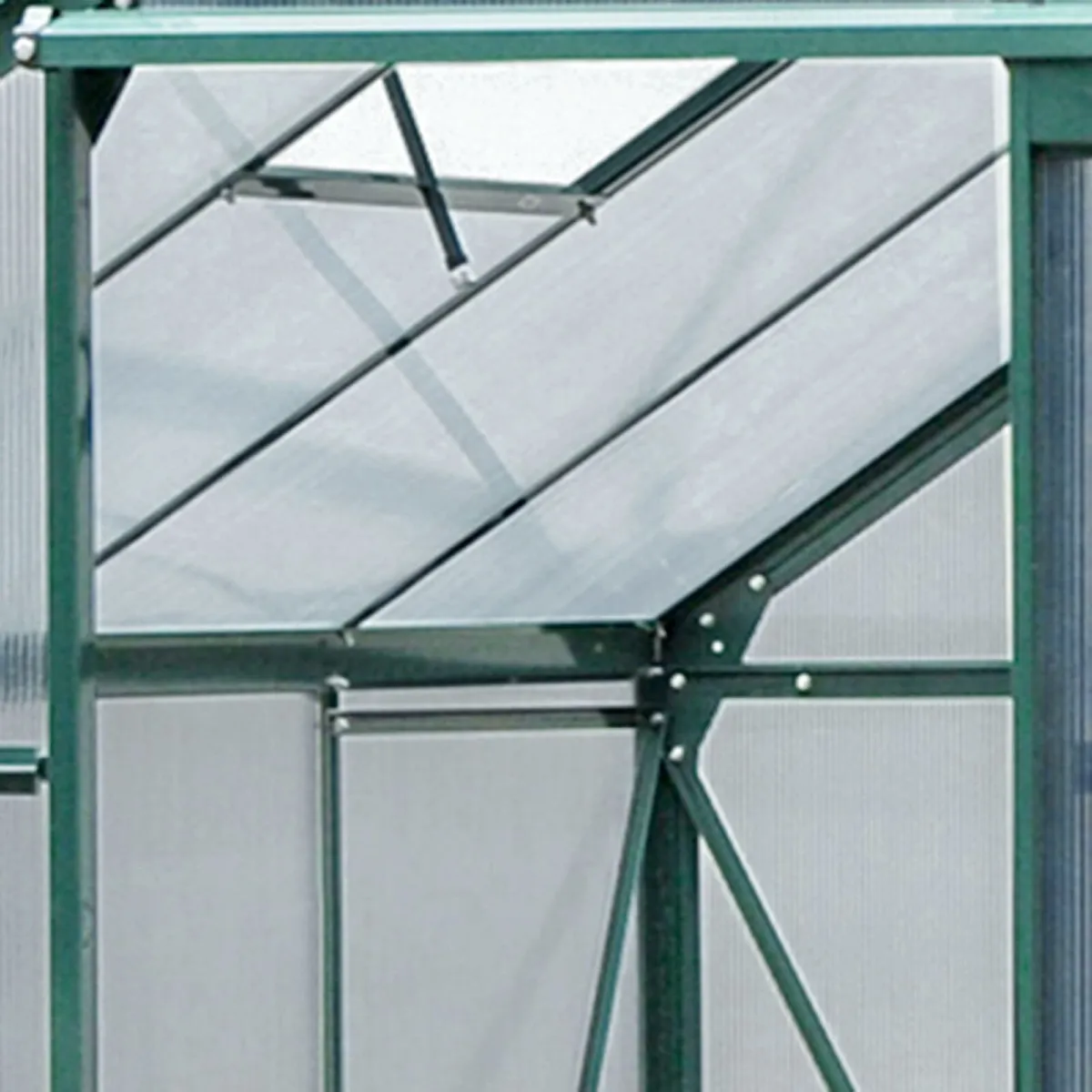 Greenhouse 6 x 8 ft Green Frame - Image 3