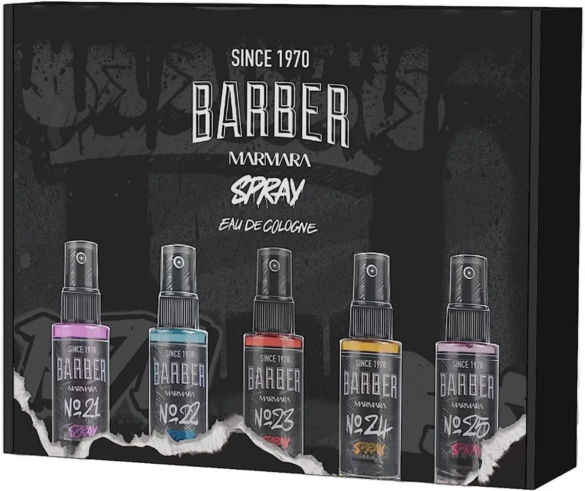 Barber Marmara Men's Cologne X 5 - Image 1