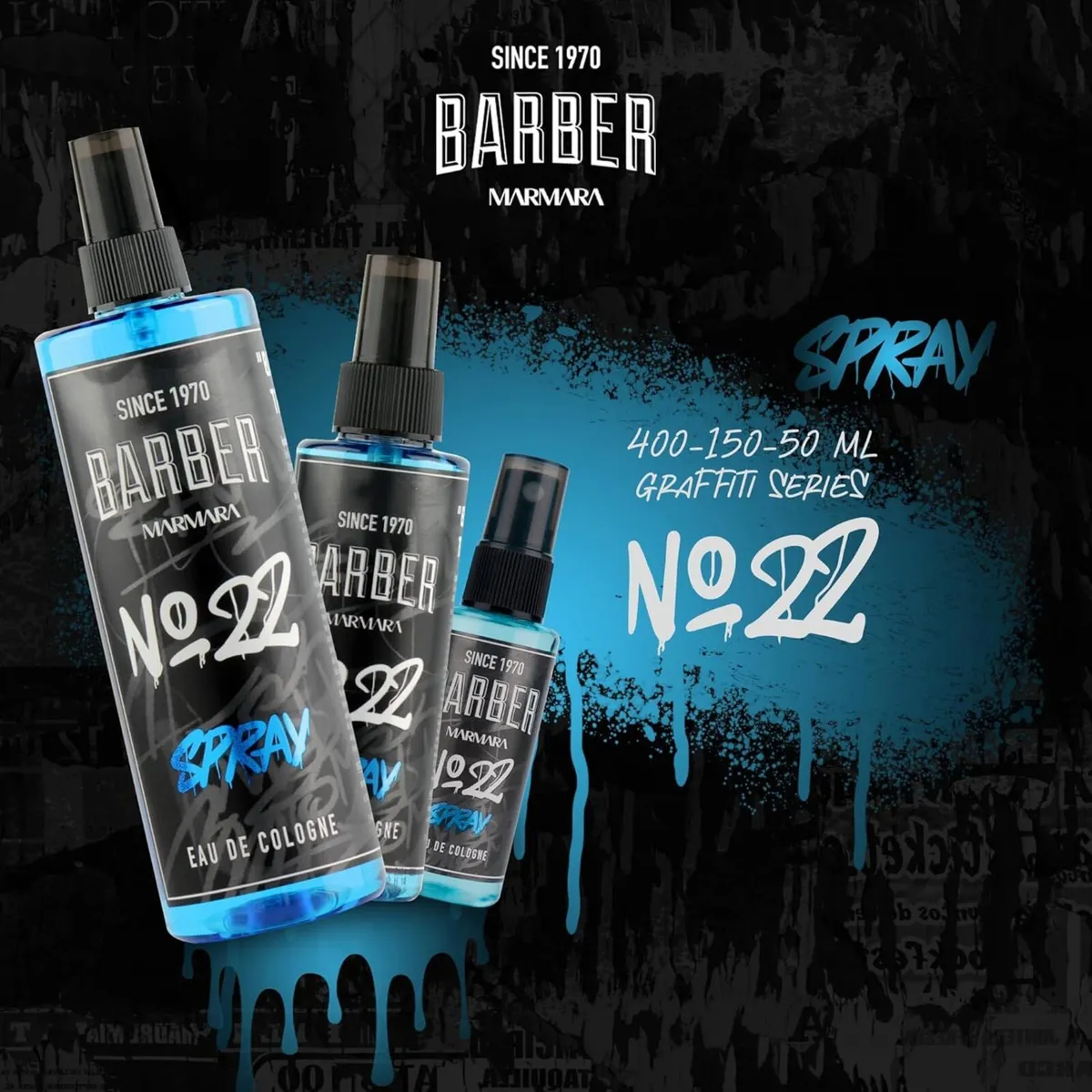 Barber Marmara Men's Cologne X 5 - Image 3