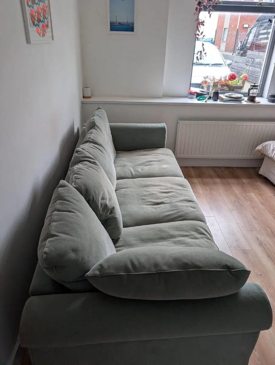 IKEA Gronlid 4 person couch/ sofa, green - Image 4