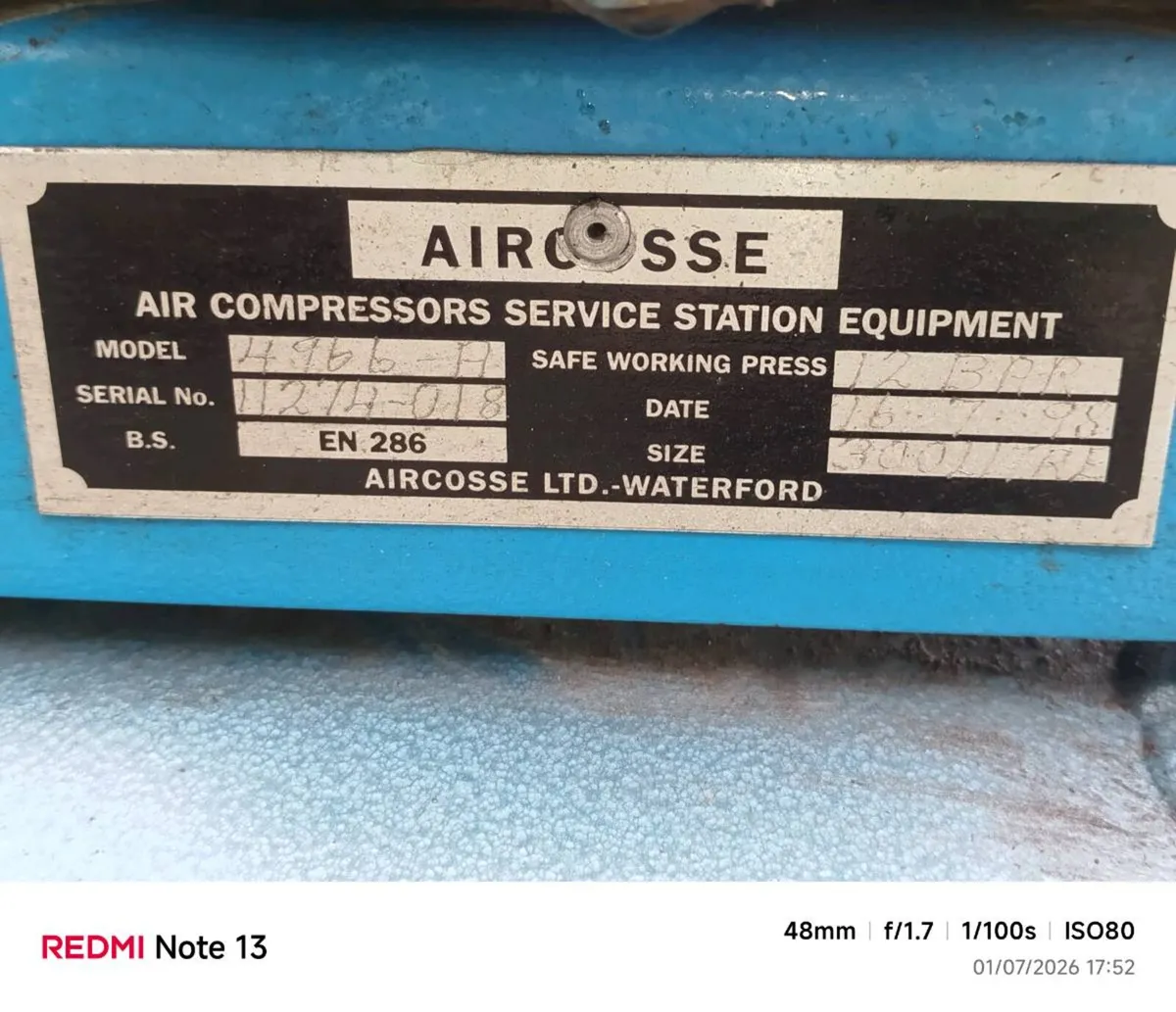 yanmar 3nte74, , WADKIN morticer & Compressors - Image 4