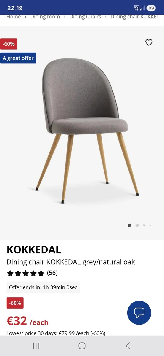 Brand new dining chairs - Image 2