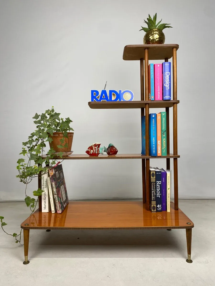 Mid Century Open Bookcase - Image 2