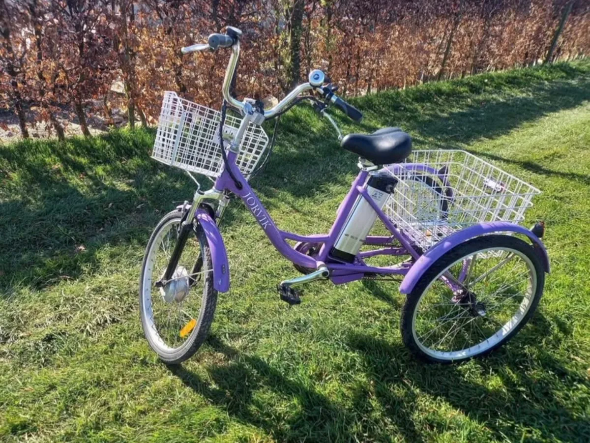 Adult ELECTRIC Tricycle - Jorvic   3 wheel trike - Image 1