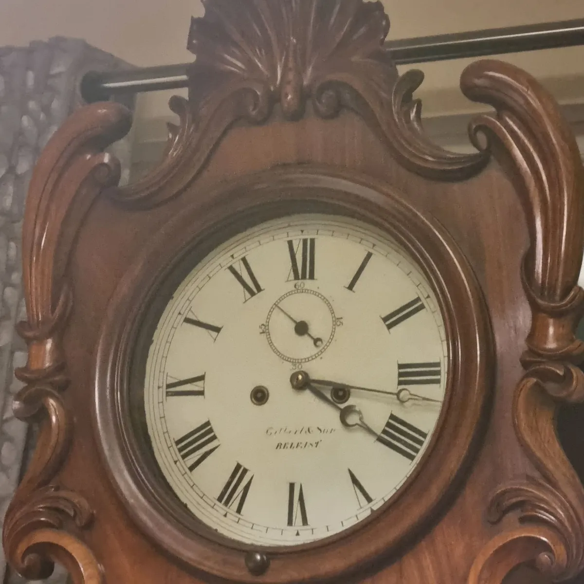 victorian belfast grandfather clock - Image 2