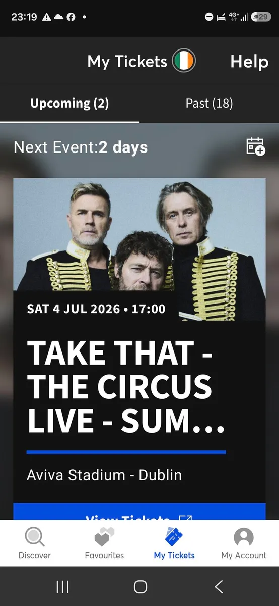 Take That Tickets