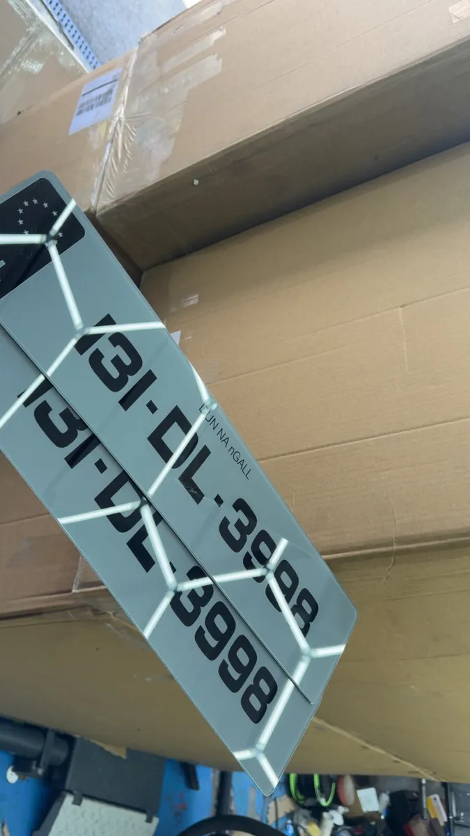 German jap metal gel number plates delivered - Image 4