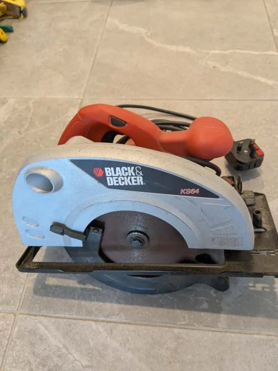 Black & Decker KS64 Circular Saw + KW712 Planer - Image 1