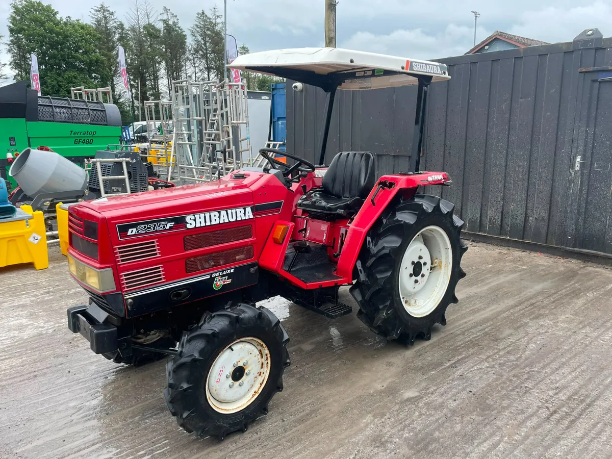 Shibaura D235F 4WD Compact Tractor, Rotovator - Image 3