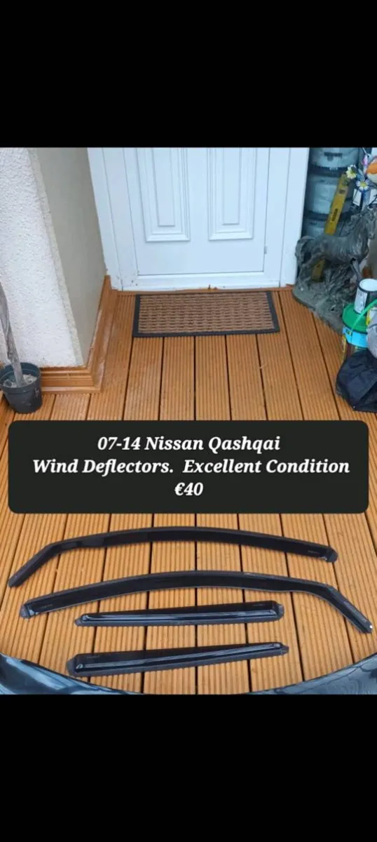 Qashqai wind deflectors
