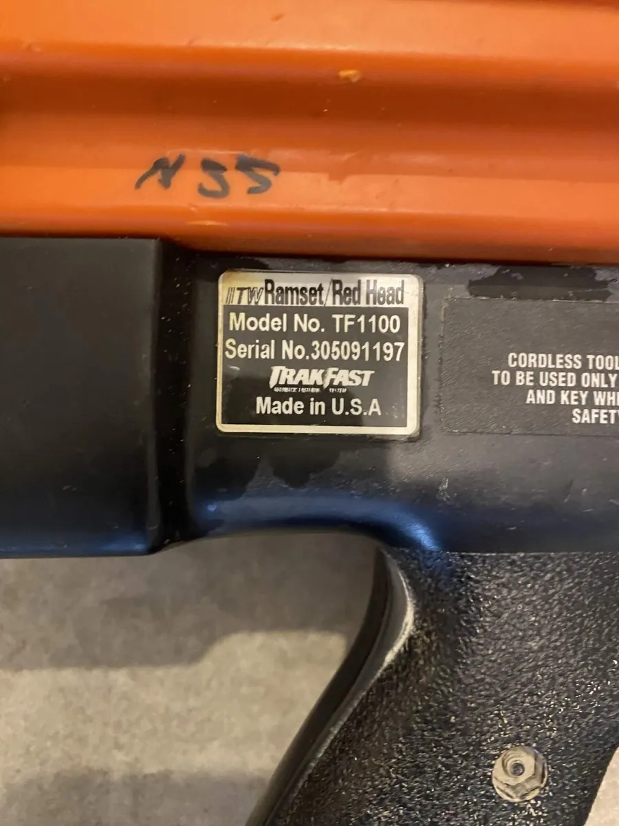 2x Ramset TrakFast TF1100 Cordless Nail Guns - Image 2