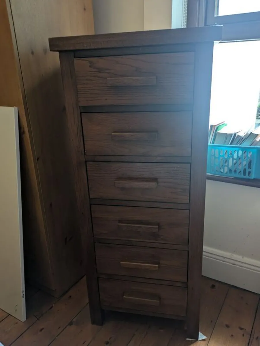 Tall boy 6 drawers - Image 4