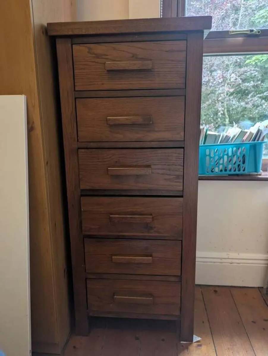 Tall boy 6 drawers - Image 1