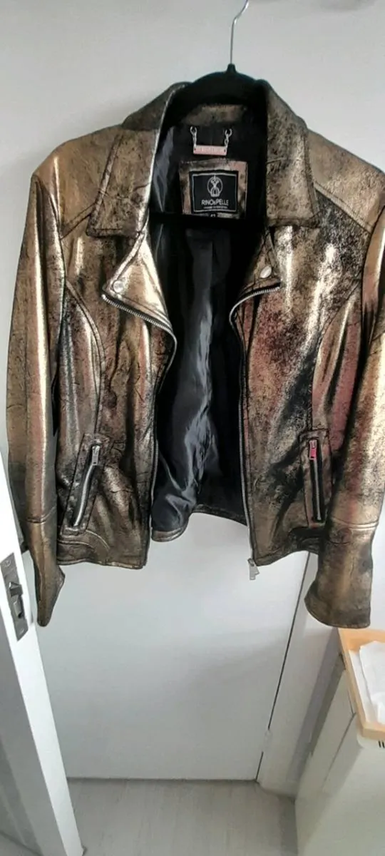 Biker jacket. Cloth not leather - Image 2