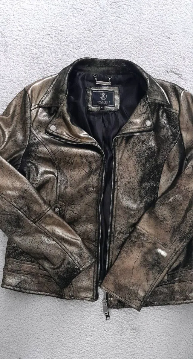 Biker jacket. Cloth not leather - Image 1