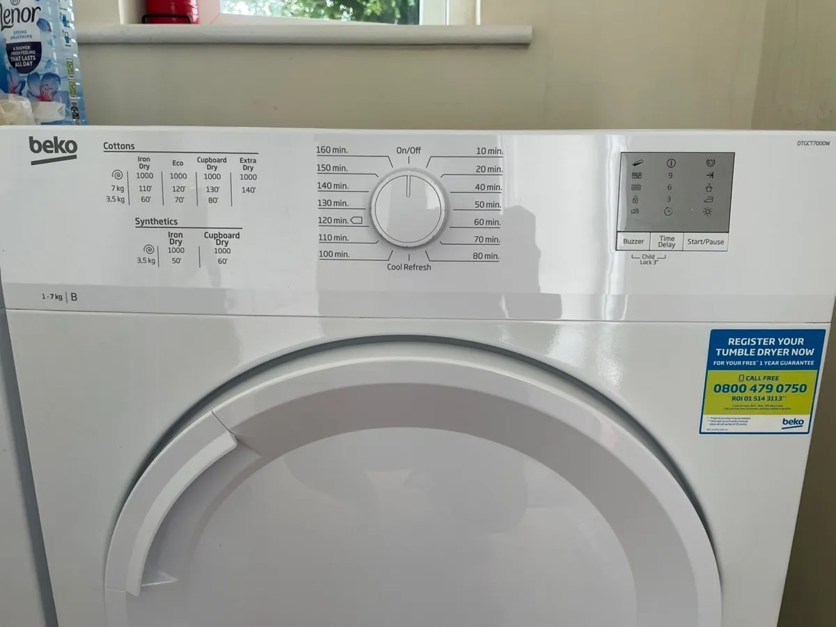 Beko 7kg Condenser Tumble Dryer - Image 2