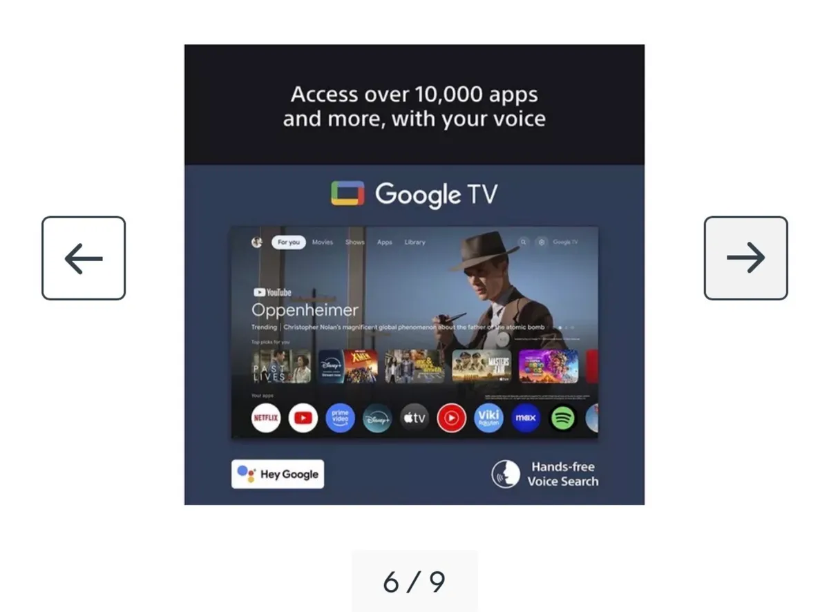 Sony Bravia 50’ smart TV - Image 3