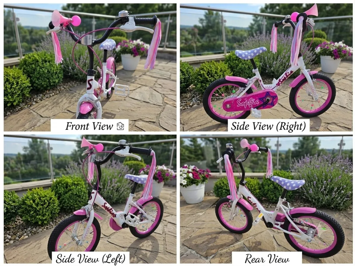 Beautiful Pink Girls Bike 16inch Excellent Conditi - Image 1