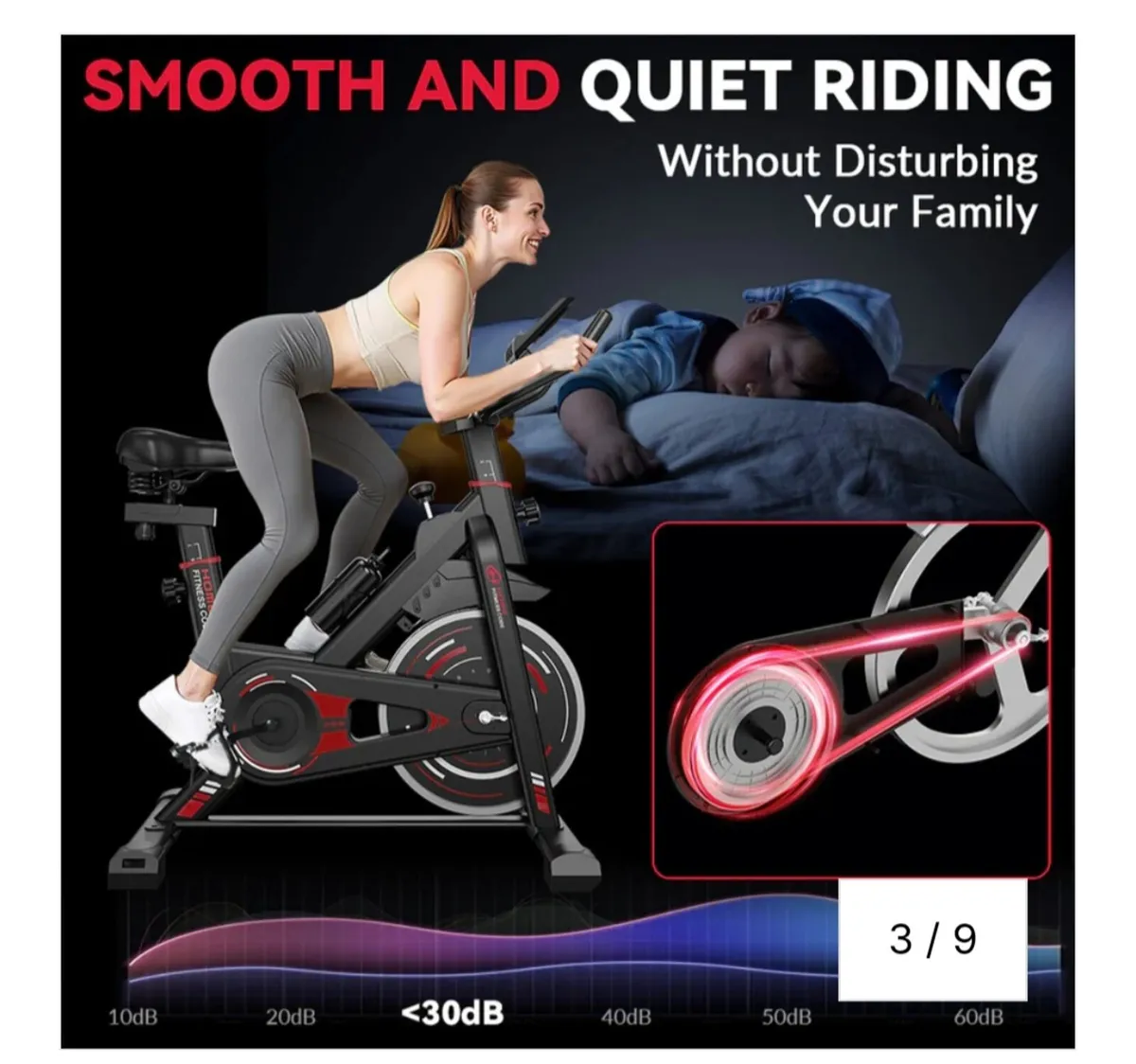 Stationary Exercise Bike from Home Fitness Code - Image 2