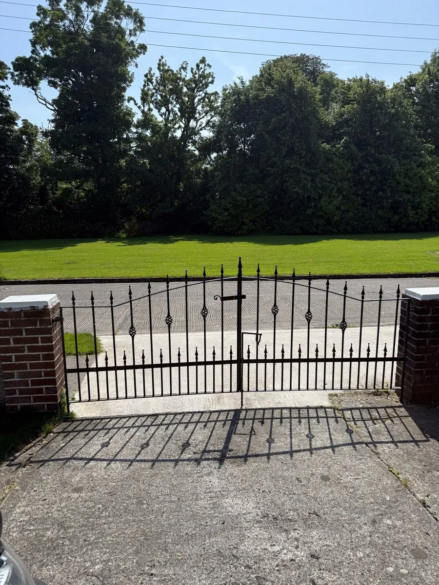 Vintage wrought iron gates - Image 1