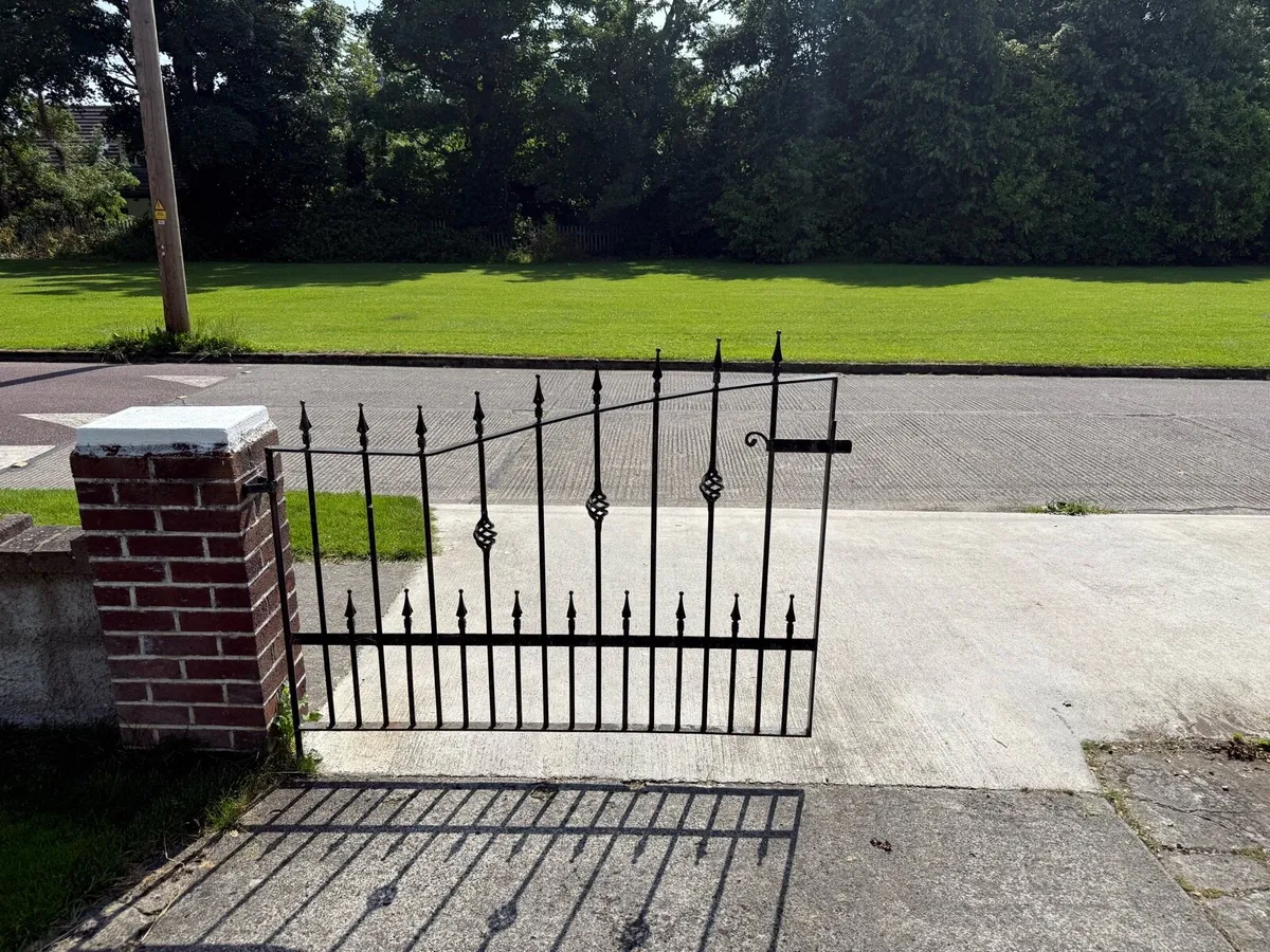 Vintage wrought iron gates - Image 4