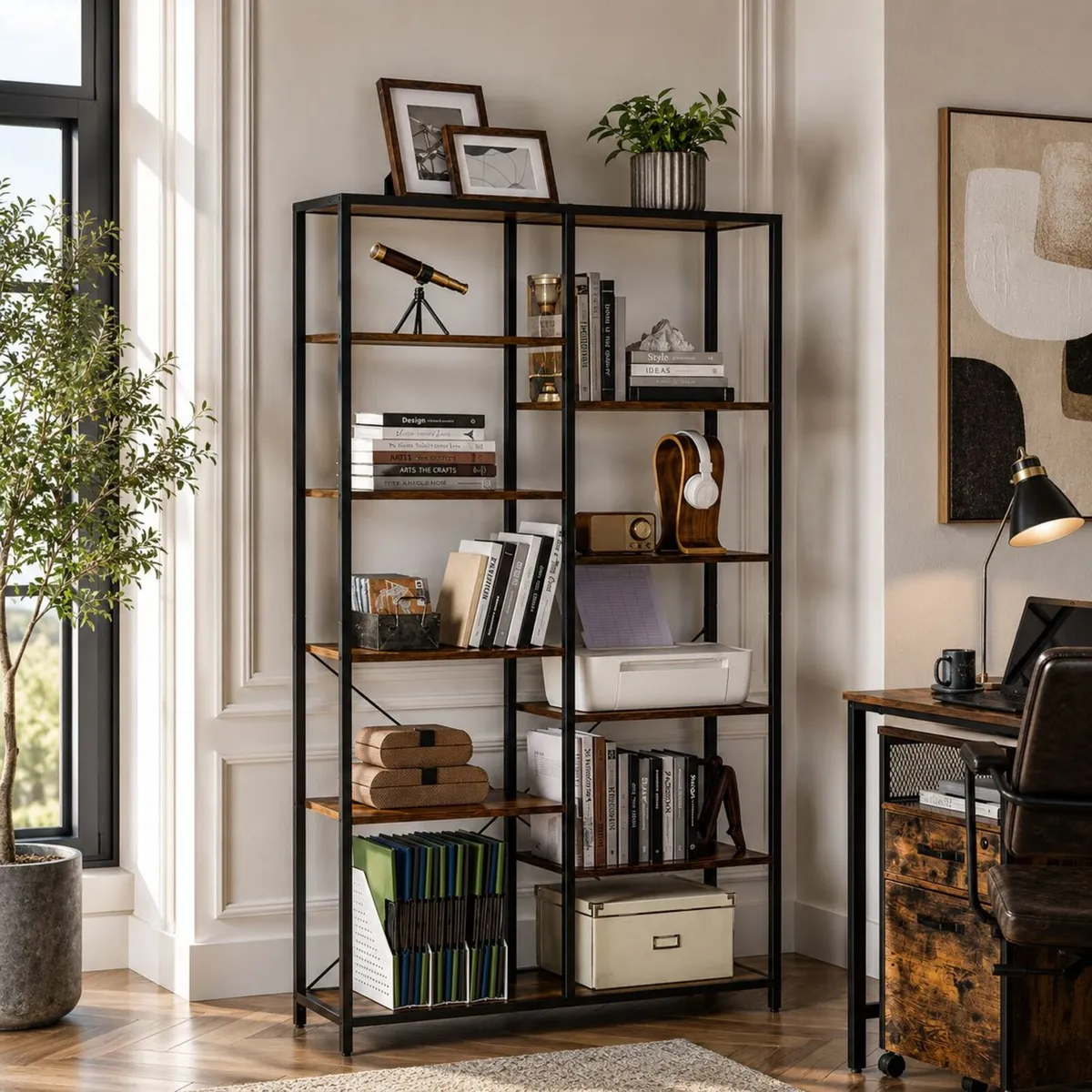 Bookcase with shelves - Image 1