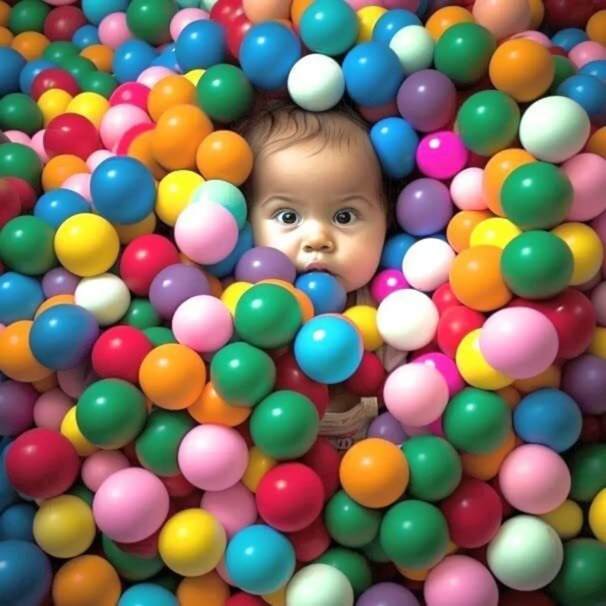 300 Plastic Ball Pit Balls 7cm for Children's Play - Image 4