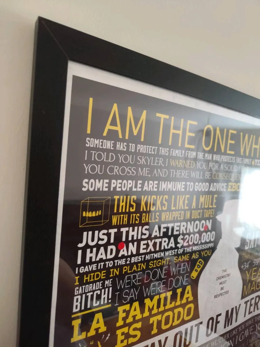 Breaking Bad framed poster - Image 2