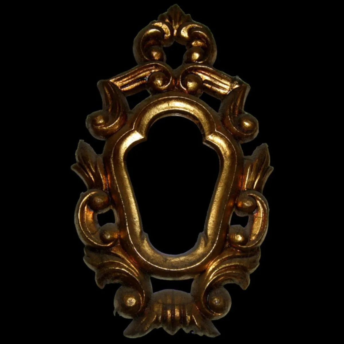 Vintage Ornate Gilt Mirror (Harrods) – 10” Rococo - Image 1