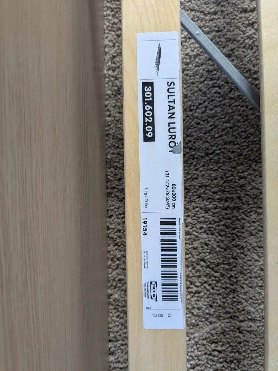 IKEA MALM King Bed Frame oak veneer - Image 1