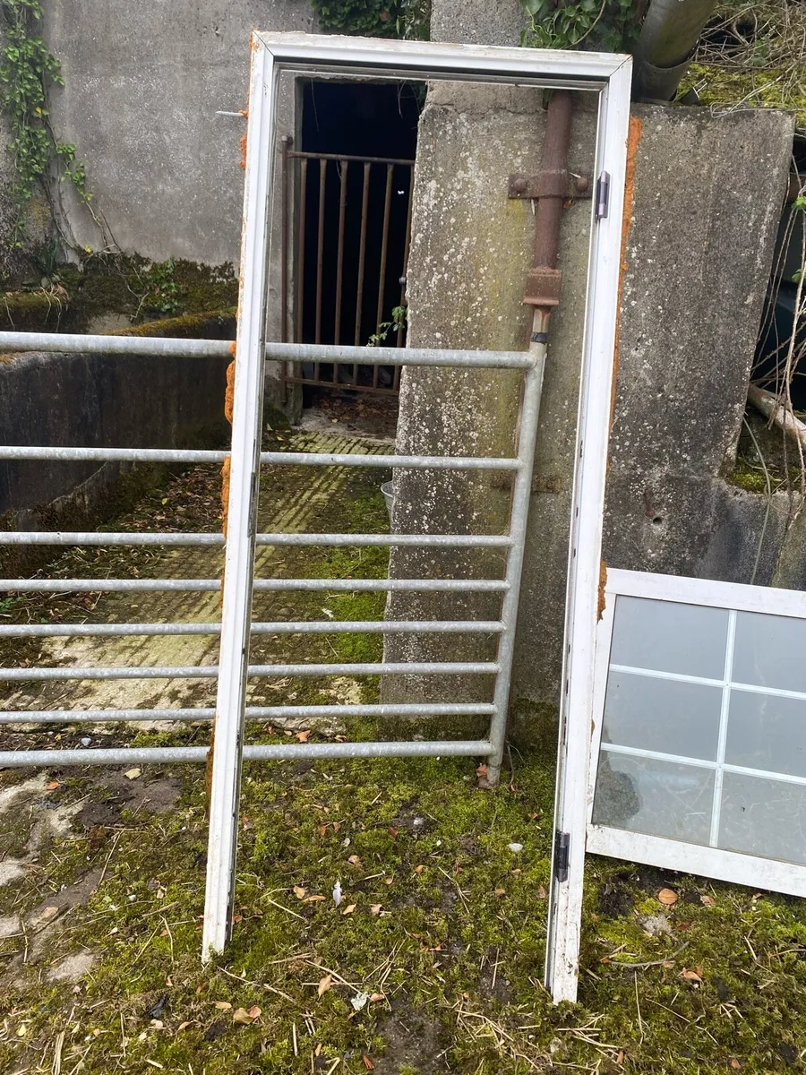 PVC door and frame - Image 1