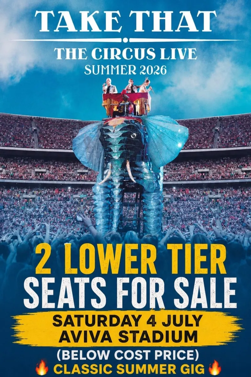 Take that concert tickets - Image 2