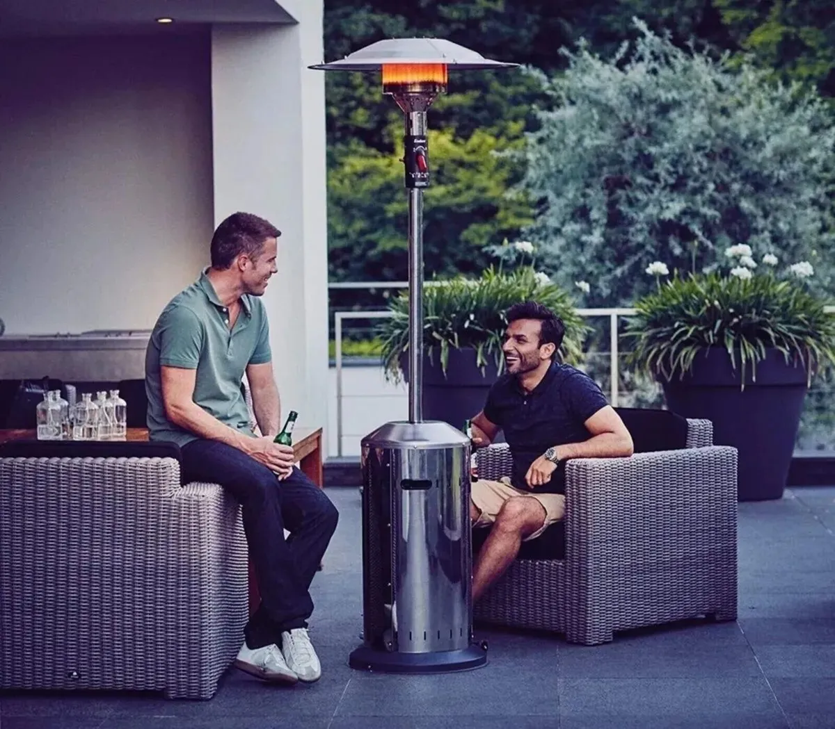 Elegance Gas Patio Heater by Enders Silver - Image 2