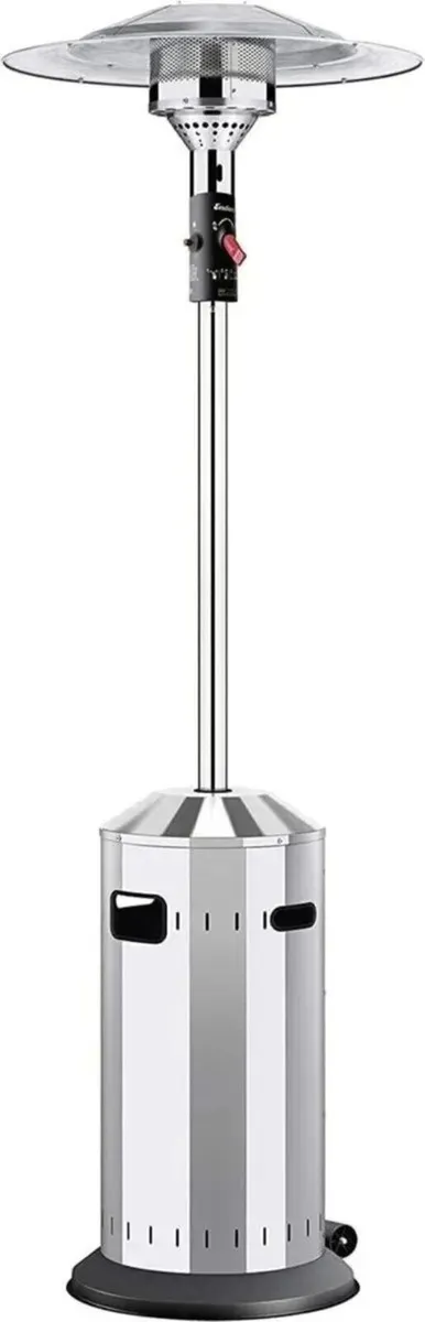 Elegance Gas Patio Heater by Enders Silver - Image 1