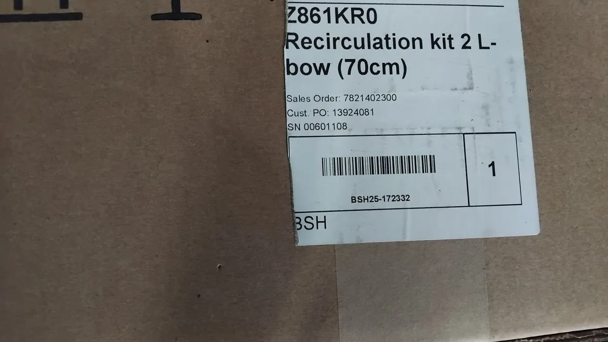 Neff recirculation kit