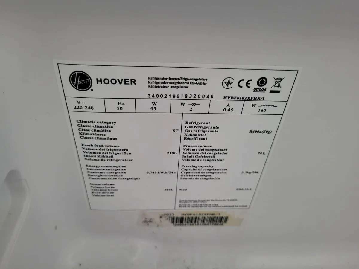 Fridge Freezer Hoover (Frost Free) - Image 4