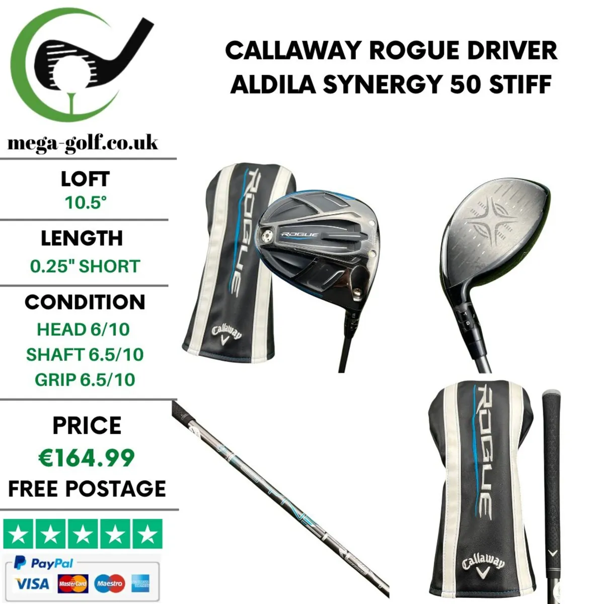 Callaway Rogue Driver / 10.5° / Stiff - Image 1