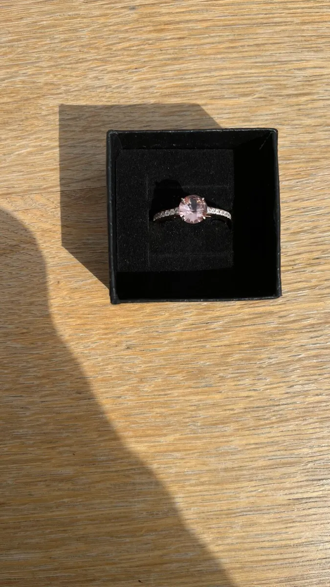 Gold plated silver ring - Image 1