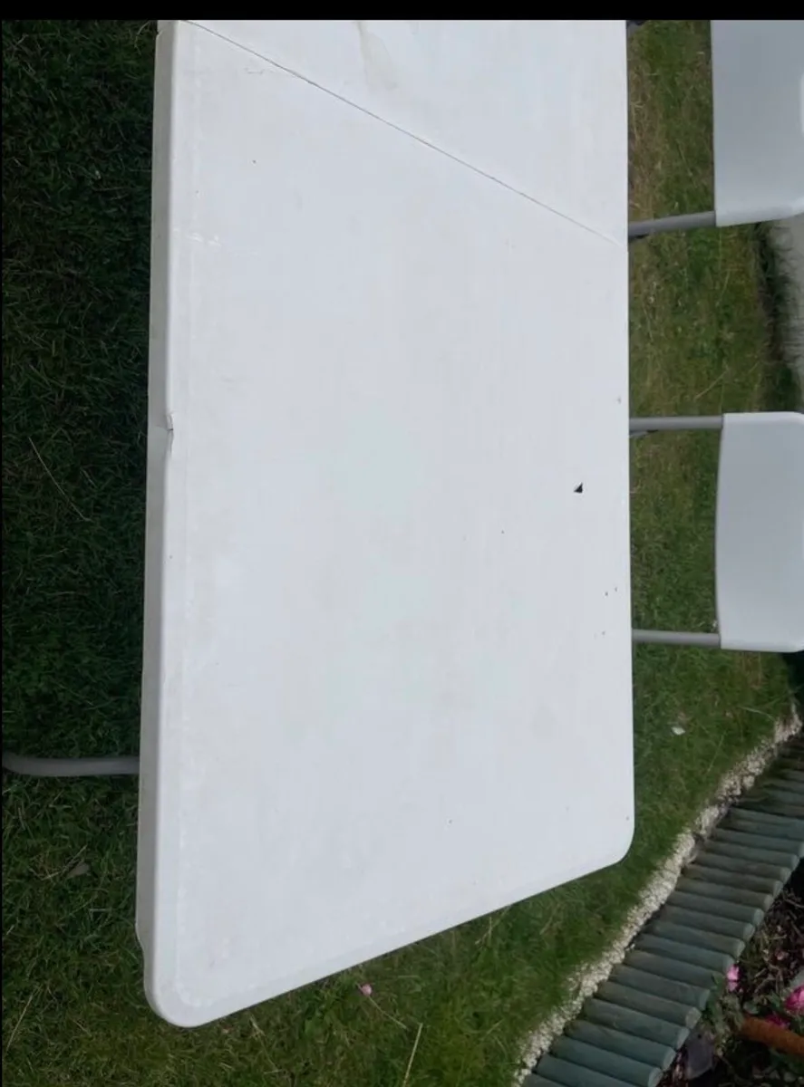 Outdoor 1 Table and 4 Chairs Foldable type - Image 1
