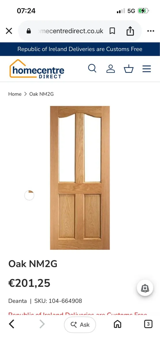 5 oak doors