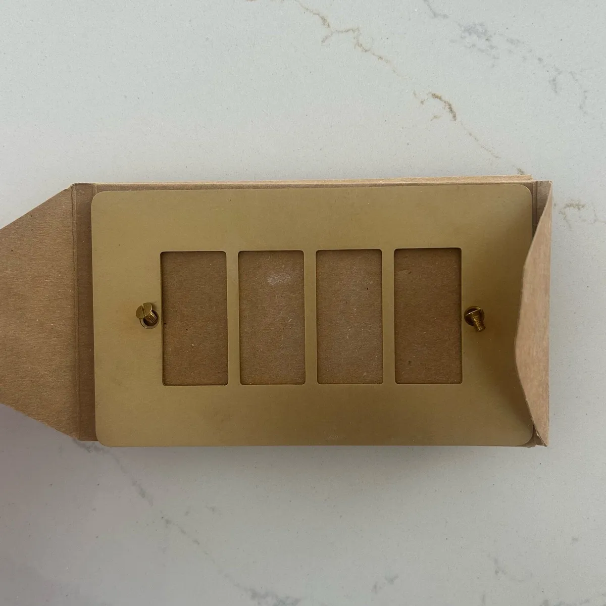 Corston 4G Rocker Switch in Antique Brass - Image 4