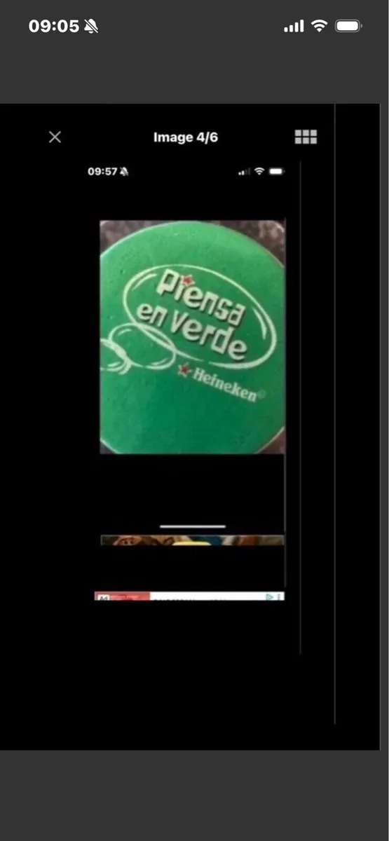 ‘Think GREEN’ Heineken Coasters (6) - Image 1