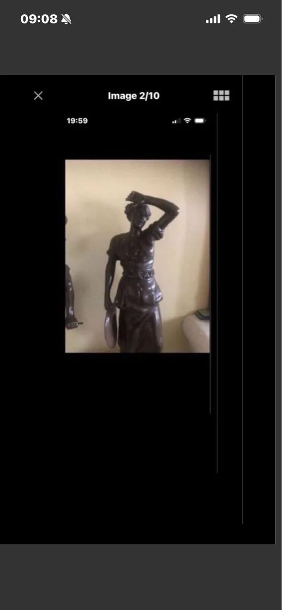 Antique Bronze Statues - Image 2