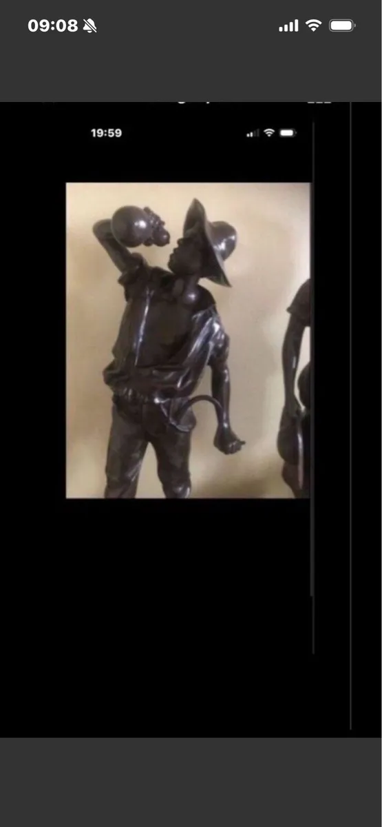 Antique Bronze Statues - Image 3