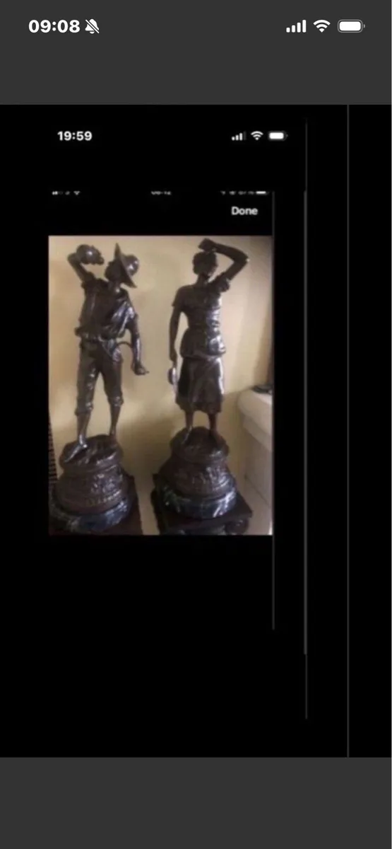 Antique Bronze Statues - Image 1