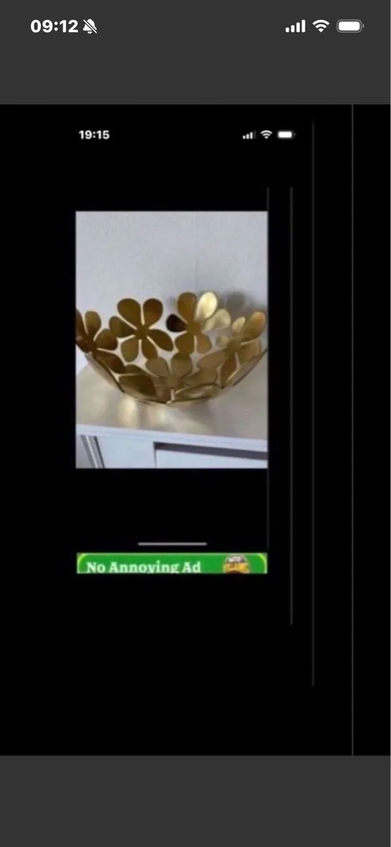 Vintage Brass Fruit Bowl - Image 1