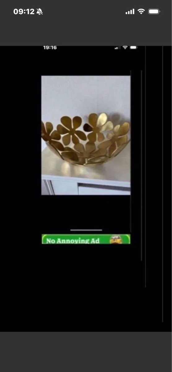 Vintage Brass Fruit Bowl - Image 4