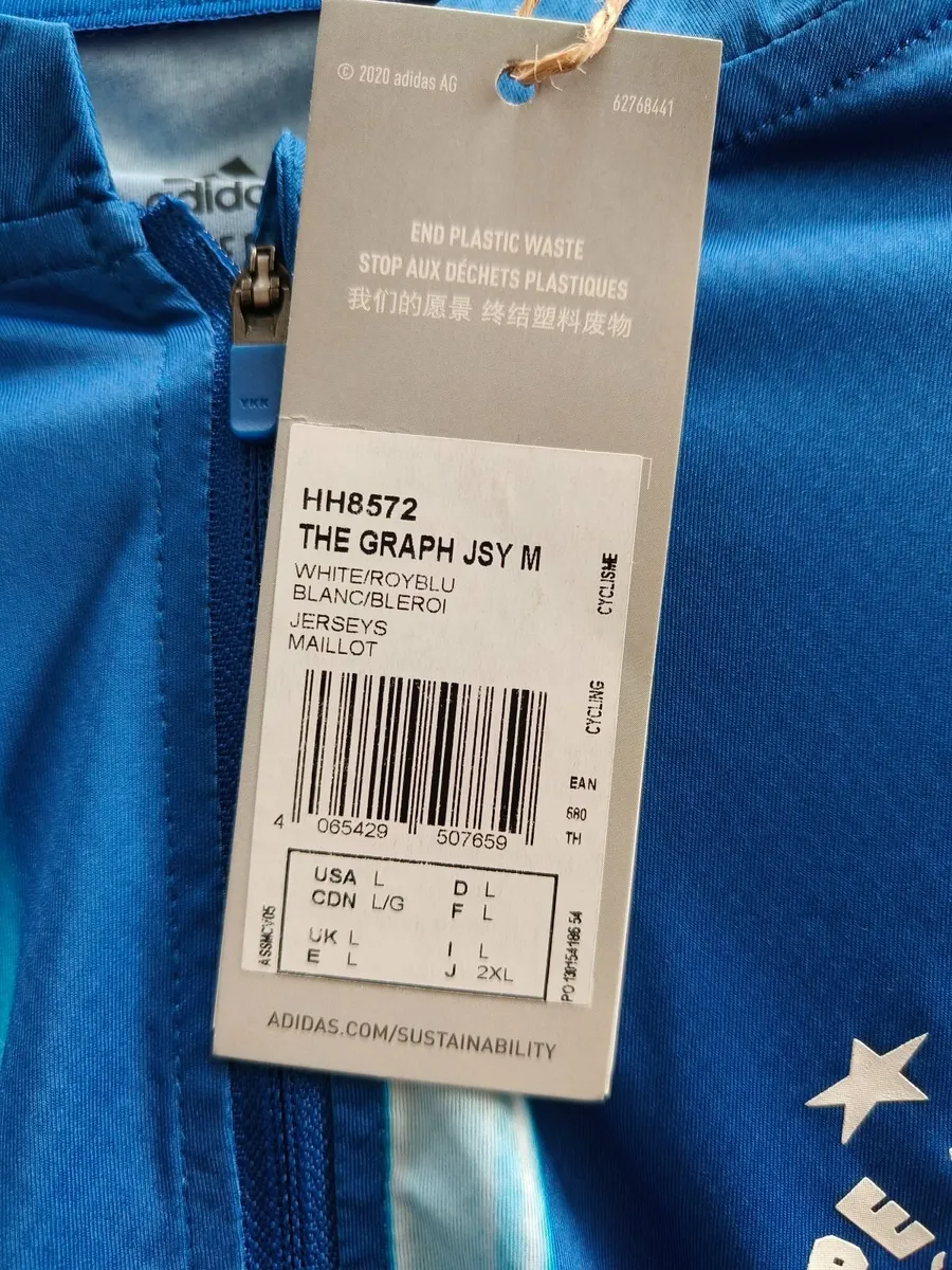 Adidas cycling jersey L New - Image 4